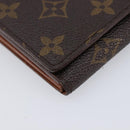 LOUIS VUITTON Monogram Porte Monnaie Billets Tresor Wallet M61730 LV Auth 213719-9
