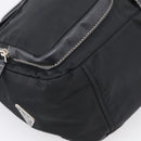 PRADA Shoulder Bag Nylon Black Silver Auth 213721A-11