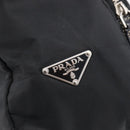 PRADA Shoulder Bag Nylon Black Silver Auth 213721A-14