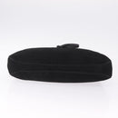 GUCCI Horsebit Shoulder Bag Suede Black 101975 Auth 213722V-10