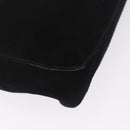 GUCCI Horsebit Shoulder Bag Suede Black 101975 Auth 213722V-11