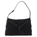GUCCI Horsebit Shoulder Bag Suede Black 101975 Auth 213722V-2