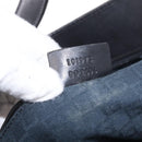 GUCCI Horsebit Shoulder Bag Suede Black 101975 Auth 213722V-22
