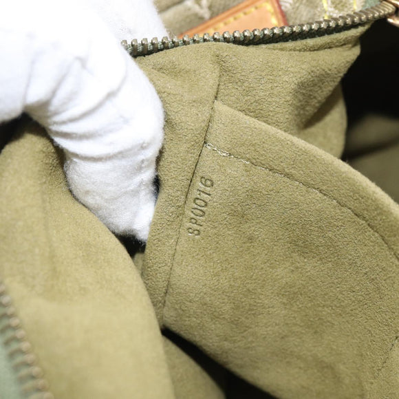 LOUIS VUITTON Monogram Denim Neo Speedy Bag Green Riken M95215 Auth 213723SAV