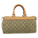 LOUIS VUITTON Monogram Denim Neo Speedy Bag Green Riken M95215 Auth 213723SAV-3
