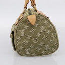 LOUIS VUITTON Monogram Denim Neo Speedy Bag Green Riken M95215 Auth 213723SAV-5