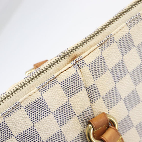 LOUIS VUITTON Damier Azur Totally MM Tote Bag N51262 LV Auth 213724