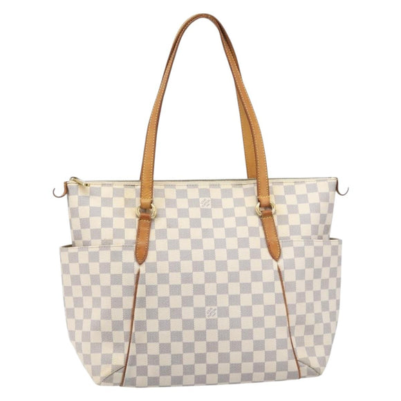 LOUIS VUITTON Damier Azur Totally MM Tote Bag N51262 LV Auth 213724