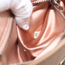 PRADA Chain Hand Bag Satin Pink Silver Auth 213726-21