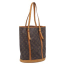 LOUIS VUITTON Monogram Bucket GM Shoulder Bag M42236 LV Auth 213729-1