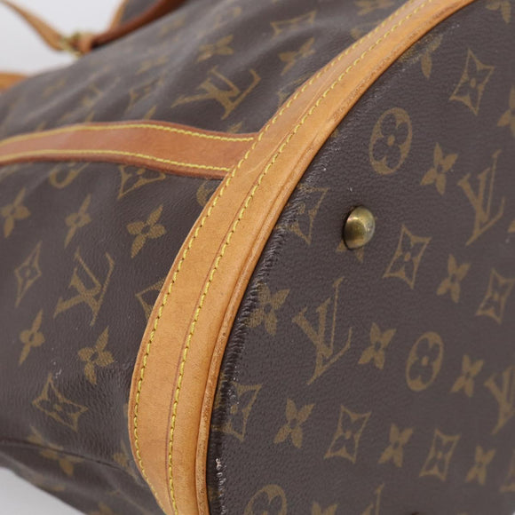 LOUIS VUITTON Monogram Bucket GM Shoulder Bag M42236 LV Auth 213729