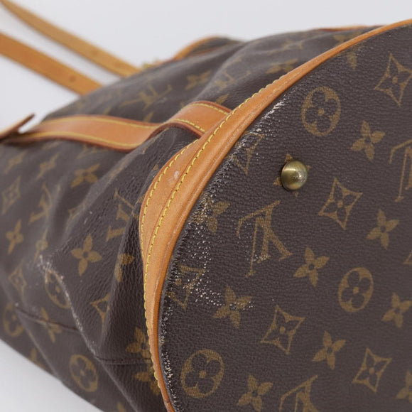 LOUIS VUITTON Monogram Bucket GM Shoulder Bag M42236 LV Auth 213729