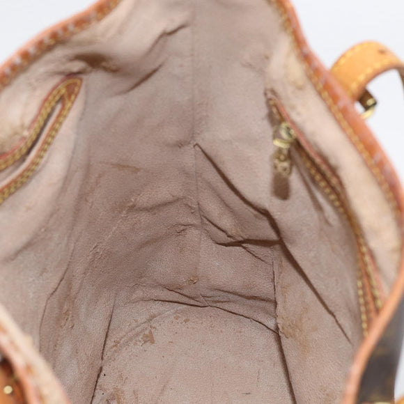 LOUIS VUITTON Monogram Bucket GM Shoulder Bag M42236 LV Auth 213729