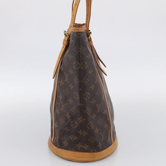 LOUIS VUITTON Monogram Bucket GM Shoulder Bag M42236 LV Auth 213729