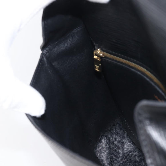 LOUIS VUITTON Epi Saint Cloud GM Shoulder Bag Black M52192 LV Auth 213732