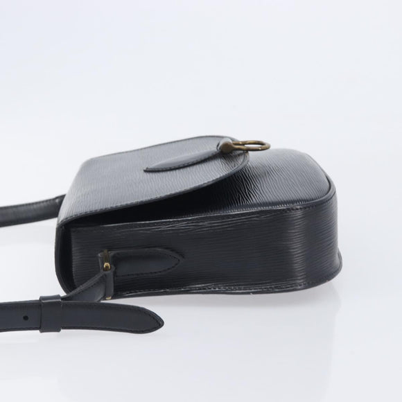 LOUIS VUITTON Epi Saint Cloud GM Shoulder Bag Black M52192 LV Auth 213732