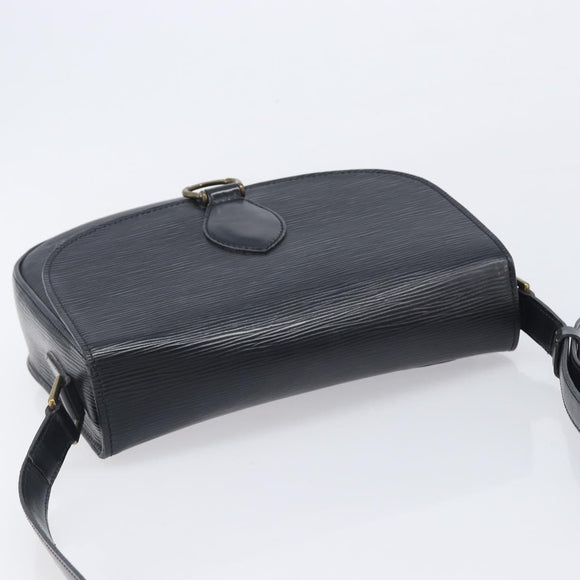 LOUIS VUITTON Epi Saint Cloud GM Shoulder Bag Black M52192 LV Auth 213732