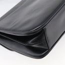 GUCCI Shoulder Bag Leather Black Gold Auth 213735A-13