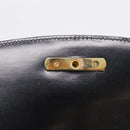 GUCCI Shoulder Bag Leather Black Gold Auth 213735A-15