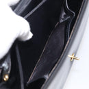 GUCCI Shoulder Bag Leather Black Gold Auth 213735A-21