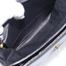 GUCCI Shoulder Bag Leather Black Gold Auth 213735A-22