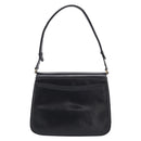 GUCCI Shoulder Bag Leather Black Gold Auth 213735A-3