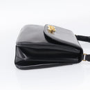 GUCCI Shoulder Bag Leather Black Gold Auth 213735A-5