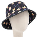 GUCCI Bucket Hat Canvas Black Multicolor Auth 213740M-1