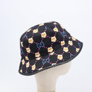 GUCCI Bucket Hat Canvas Black Multicolor Auth 213740M-5