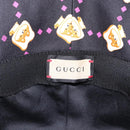 GUCCI Bucket Hat Canvas Black Multicolor Auth 213740M-8