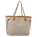LOUIS VUITTON Damier Azur Neverfull MM Tote Bag N41605 LV Auth 213743-3