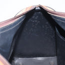 Burberrys Nova Check Hand Bag Canvas Beige Gold Auth 213744-27