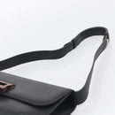 Salvatore Ferragamo Shoulder Bag Leather Black Brown Auth 213747A-8