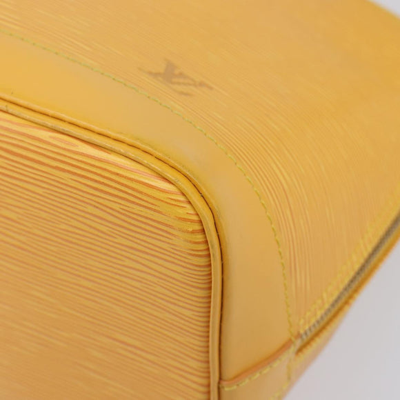 LOUIS VUITTON Epi Alma Hand Bag Tassili Yellow M52149 LV Auth 213748V