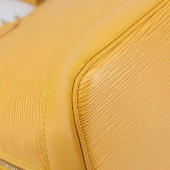 LOUIS VUITTON Epi Alma Hand Bag Tassili Yellow M52149 LV Auth 213748V
