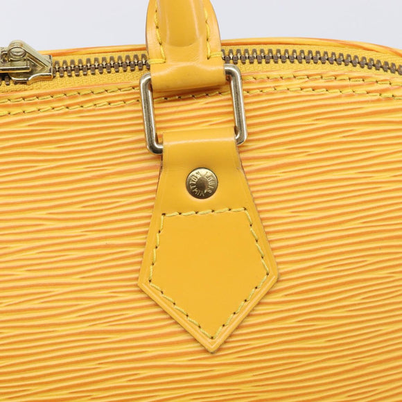 LOUIS VUITTON Epi Alma Hand Bag Tassili Yellow M52149 LV Auth 213748V