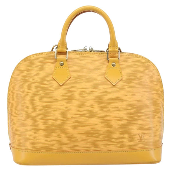 LOUIS VUITTON Epi Alma Hand Bag Tassili Yellow M52149 LV Auth 213748V