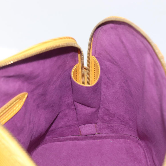 LOUIS VUITTON Epi Alma Hand Bag Tassili Yellow M52149 LV Auth 213748V