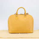 LOUIS VUITTON Epi Alma Hand Bag Tassili Yellow M52149 LV Auth 213748V-28