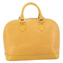 LOUIS VUITTON Epi Alma Hand Bag Tassili Yellow M52149 LV Auth 213748V-3