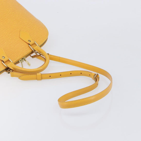 LOUIS VUITTON Epi Alma Hand Bag Tassili Yellow M52149 LV Auth 213748V