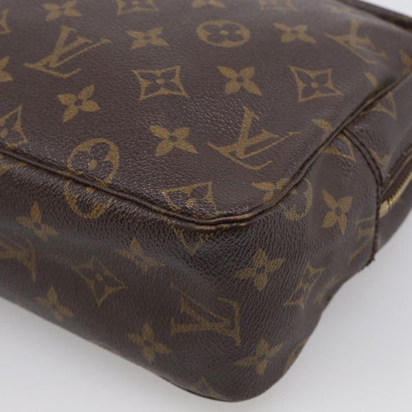 LOUIS VUITTON Monogram Trousse Toilette 28 Clutch Bag M47522 LV Auth 213750