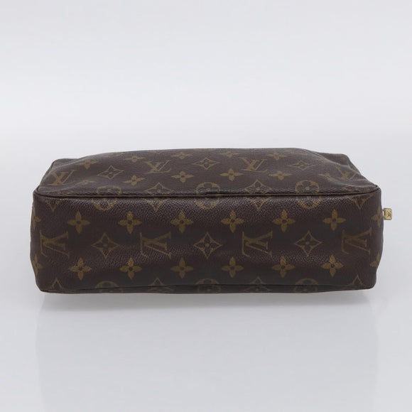 LOUIS VUITTON Monogram Trousse Toilette 28 Clutch Bag M47522 LV Auth 213750