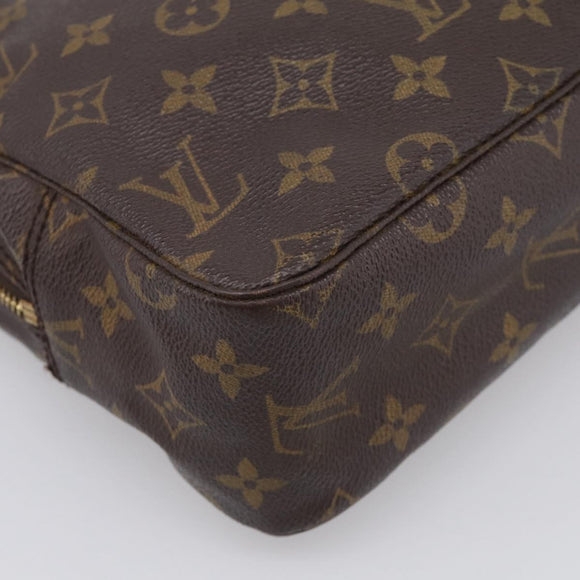 LOUIS VUITTON Monogram Trousse Toilette 28 Clutch Bag M47522 LV Auth 213750