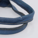 Miu Miu Hand Bag Leather 2way Blue Gold Auth 213755-8