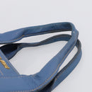 Miu Miu Hand Bag Leather 2way Blue Gold Auth 213755-9