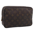 LOUIS VUITTON Monogram Trousse Toilette 23 Clutch Bag M47524 LV Auth 213761-1