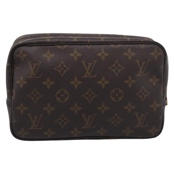LOUIS VUITTON Monogram Trousse Toilette 23 Clutch Bag M47524 LV Auth 213761