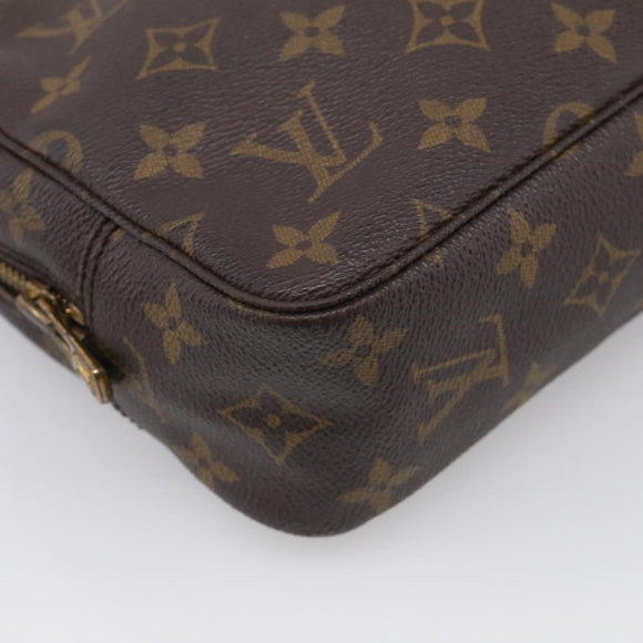 LOUIS VUITTON Monogram Trousse Toilette 23 Clutch Bag M47524 LV Auth 213761