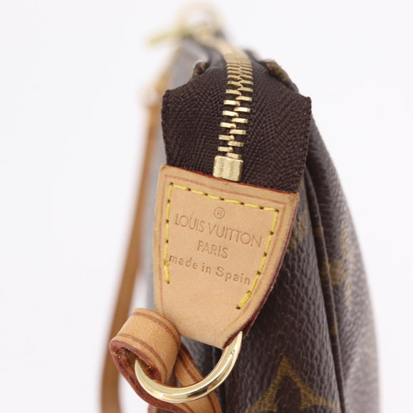 LOUIS VUITTON Monogram Pochette Accessoires Pouch M51980 LV Auth 213765A